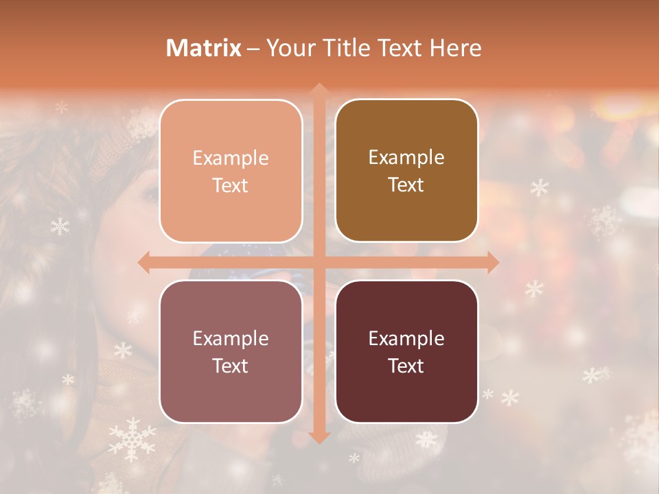 Drau Frau Advent PowerPoint Template