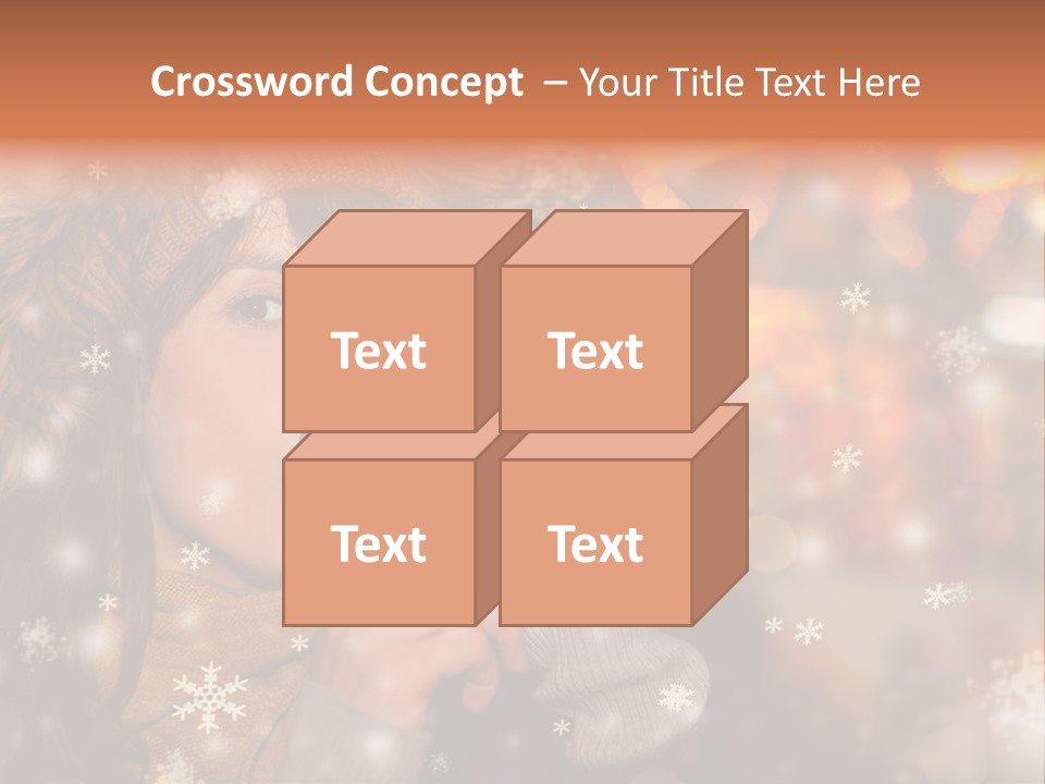 Drau Frau Advent PowerPoint Template