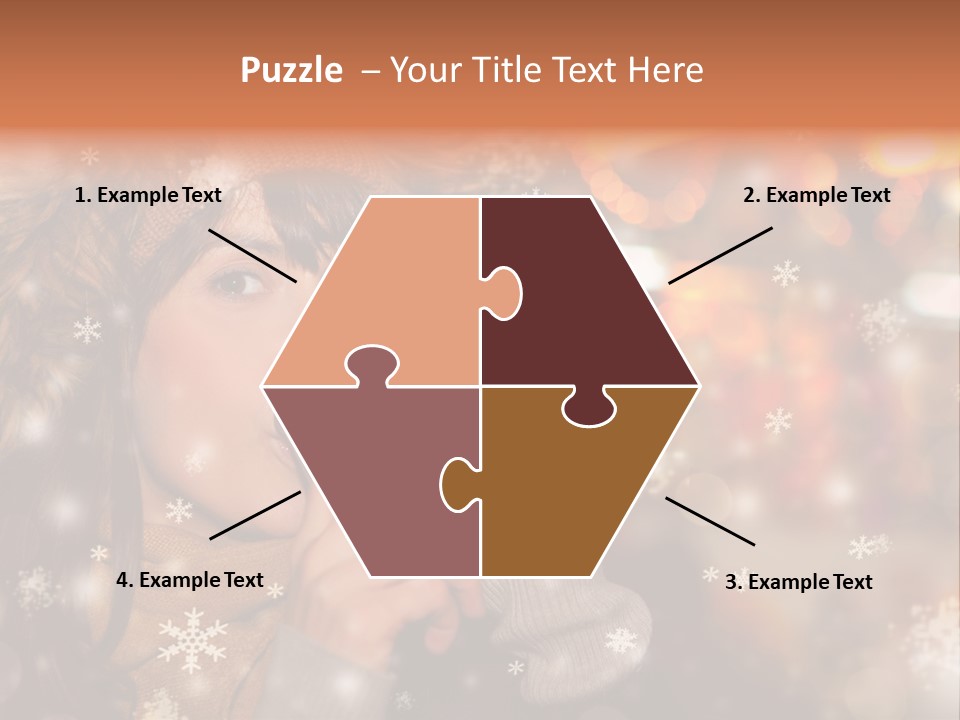 Drau Frau Advent PowerPoint Template