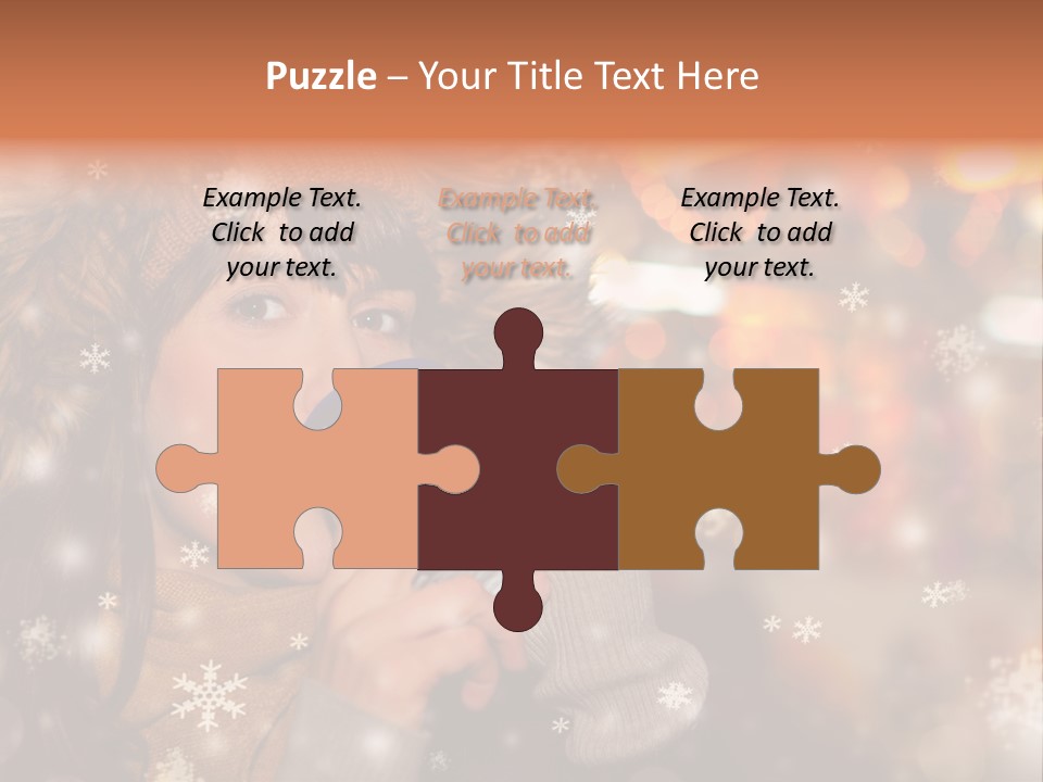 Drau Frau Advent PowerPoint Template