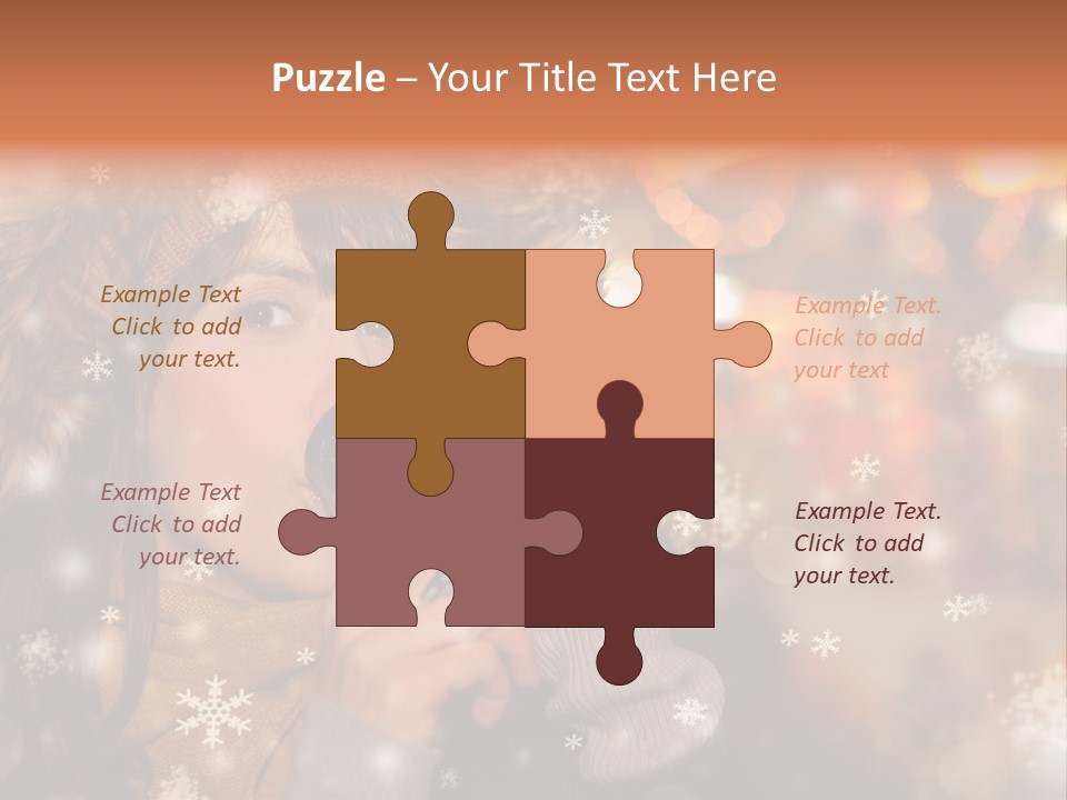 Drau Frau Advent PowerPoint Template