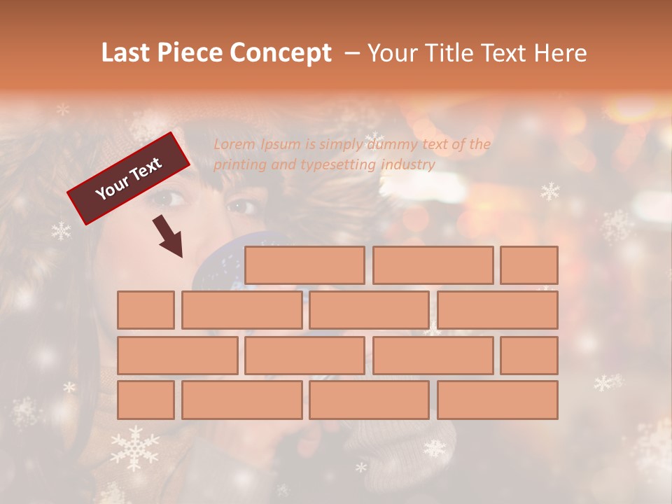 Drau Frau Advent PowerPoint Template