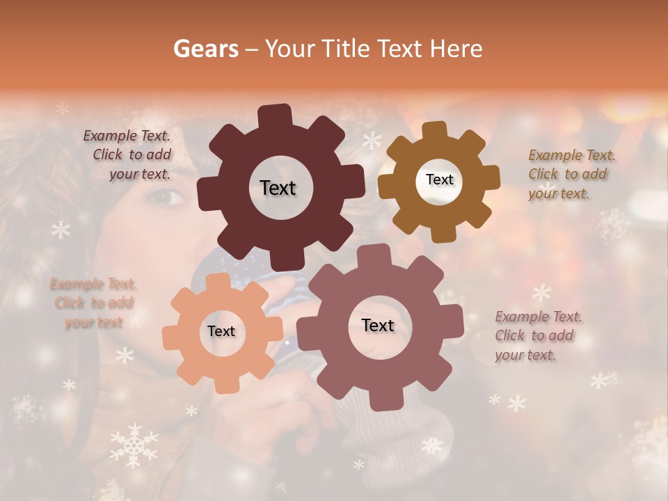 Drau Frau Advent PowerPoint Template