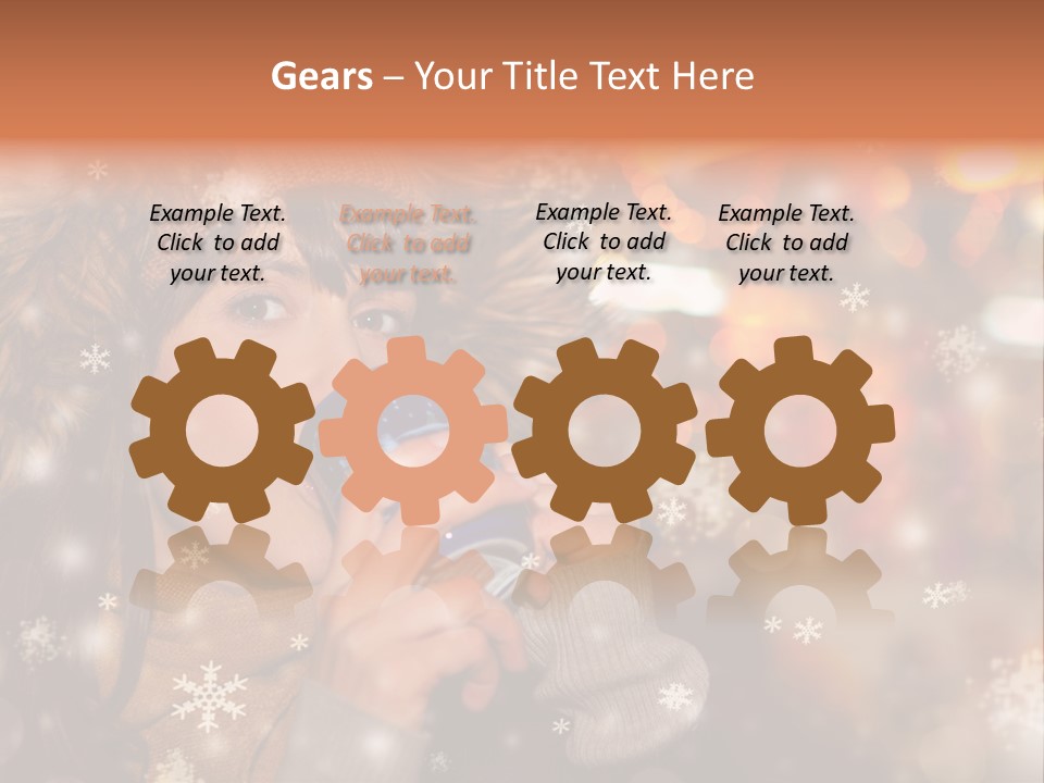 Drau Frau Advent PowerPoint Template