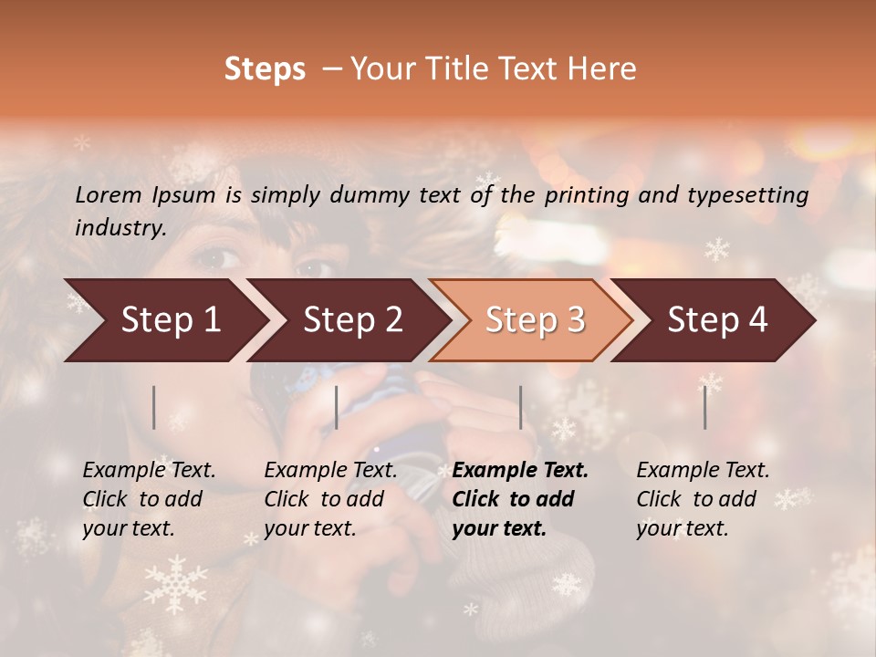 Drau Frau Advent PowerPoint Template