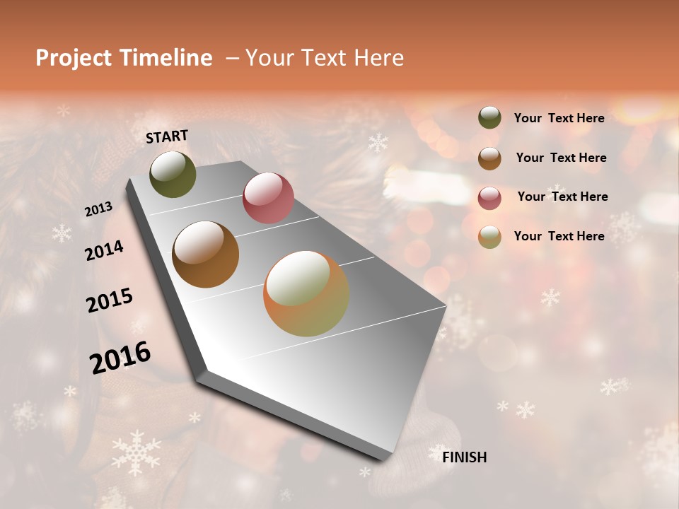 Drau Frau Advent PowerPoint Template