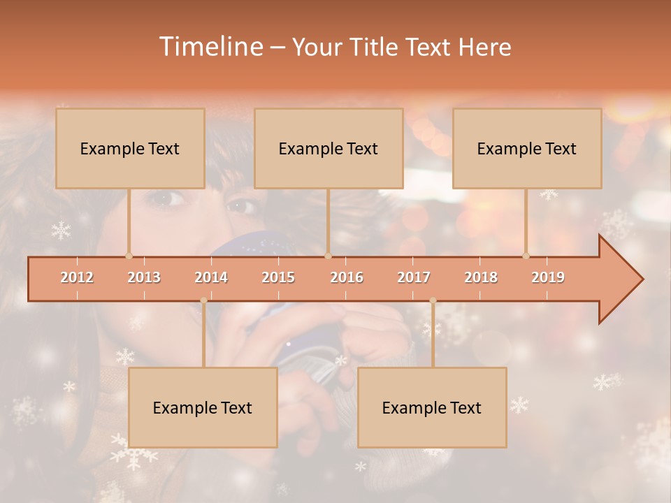 Drau Frau Advent PowerPoint Template