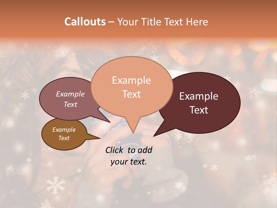 Drau Frau Advent PowerPoint Template