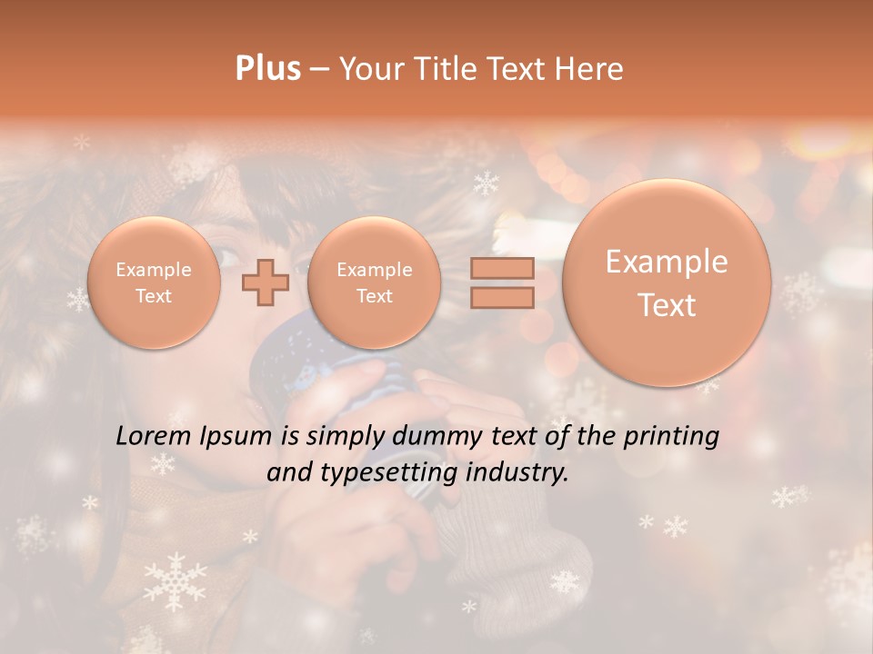 Drau Frau Advent PowerPoint Template