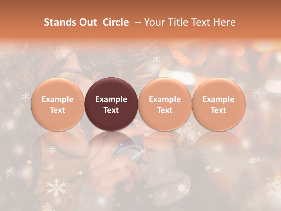 Drau Frau Advent PowerPoint Template