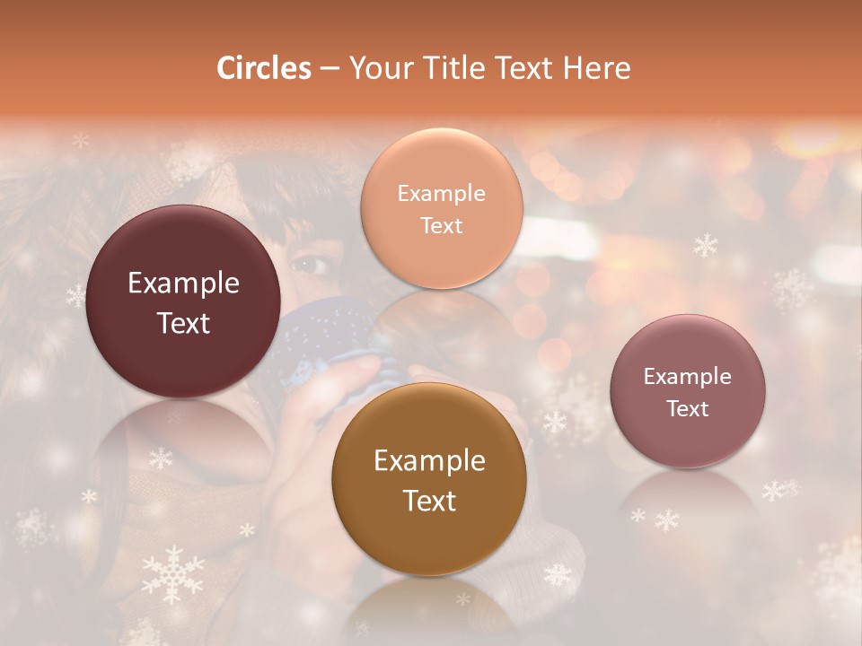 Drau Frau Advent PowerPoint Template