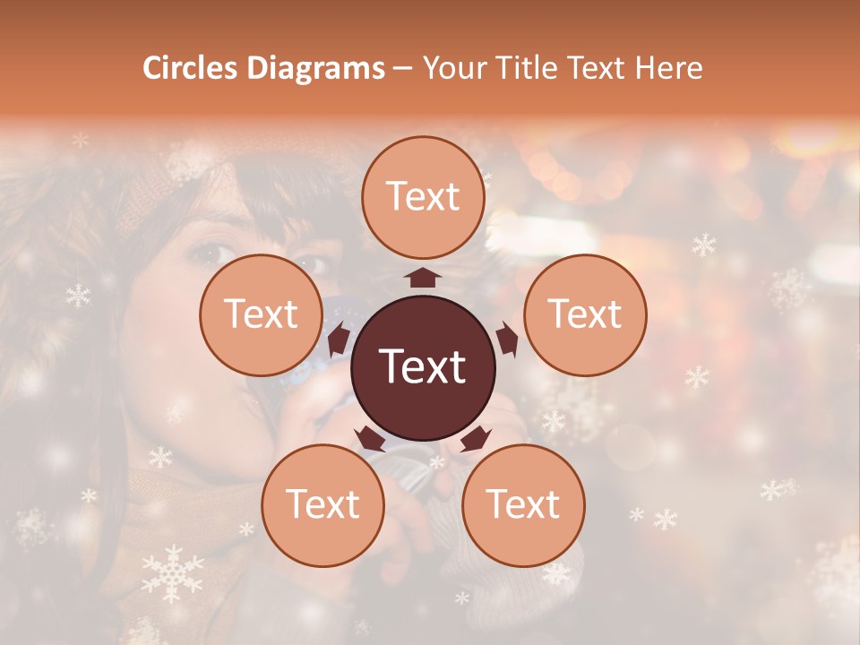 Drau Frau Advent PowerPoint Template