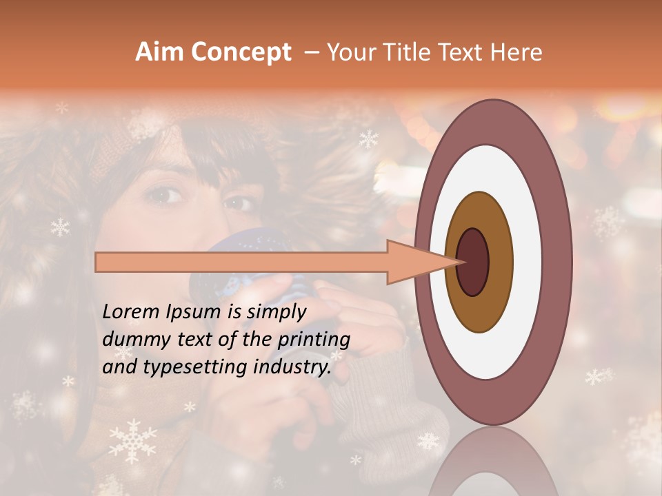 Drau Frau Advent PowerPoint Template