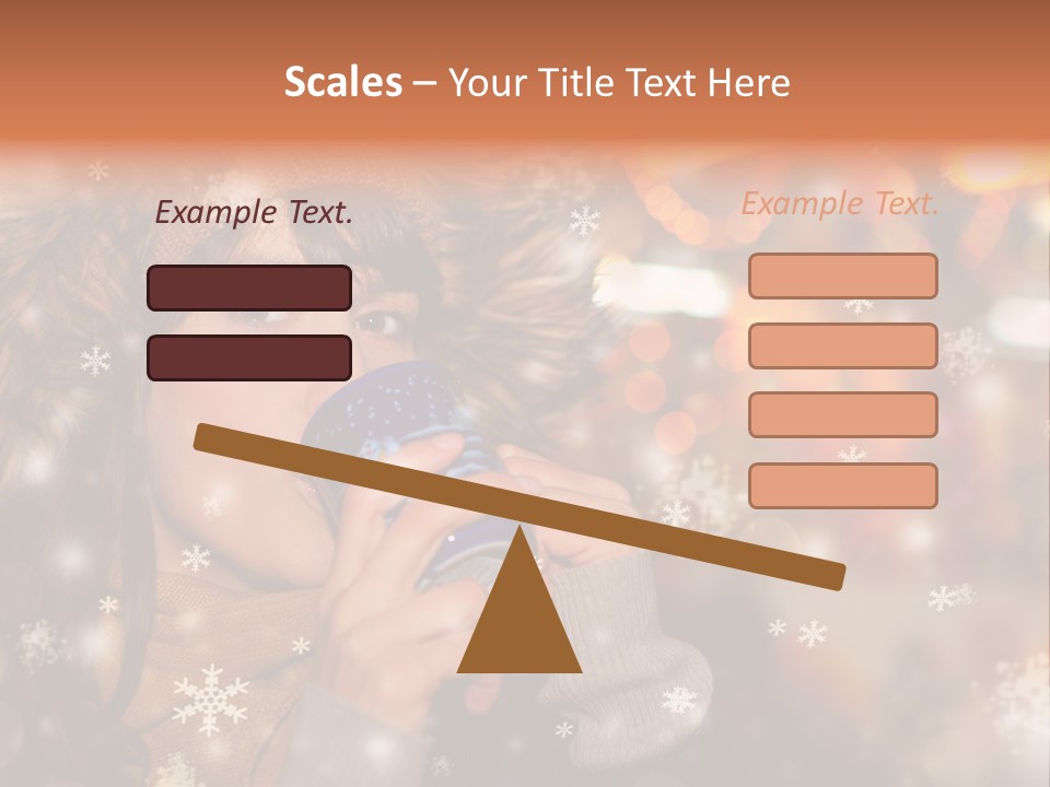 Drau Frau Advent PowerPoint Template