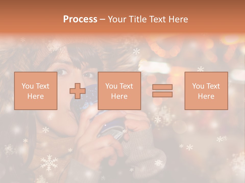 Drau Frau Advent PowerPoint Template