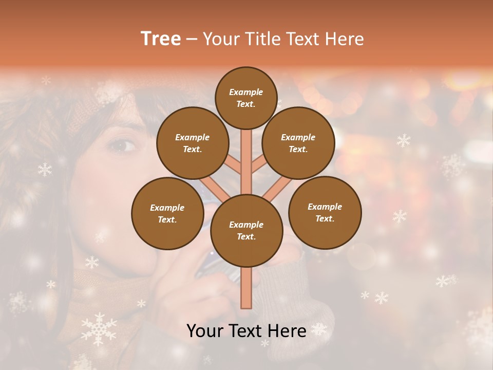Drau Frau Advent PowerPoint Template