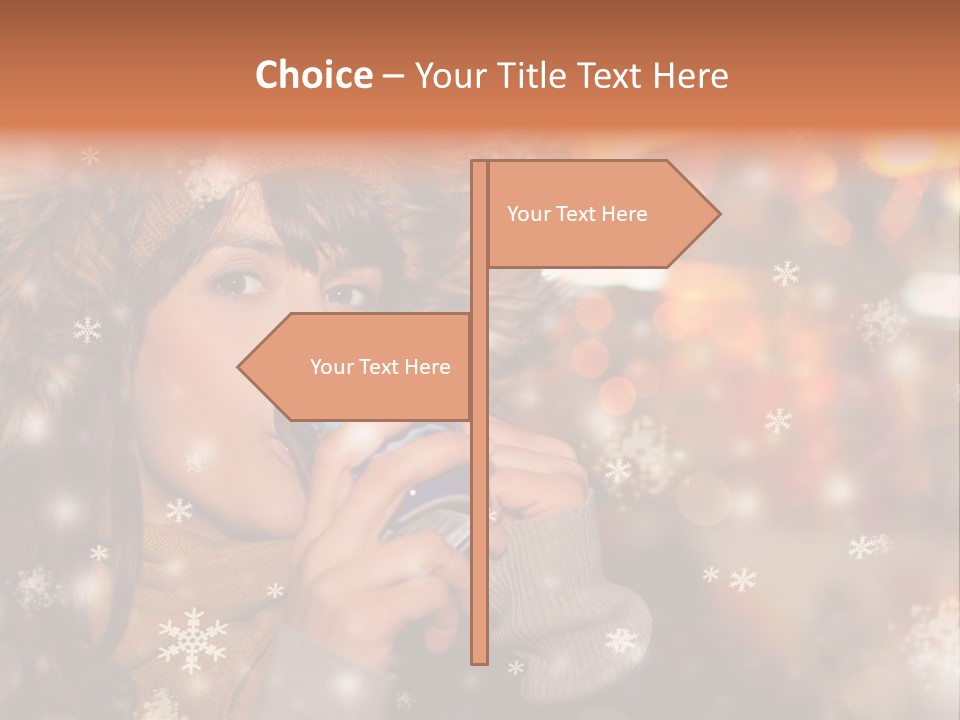 Drau Frau Advent PowerPoint Template