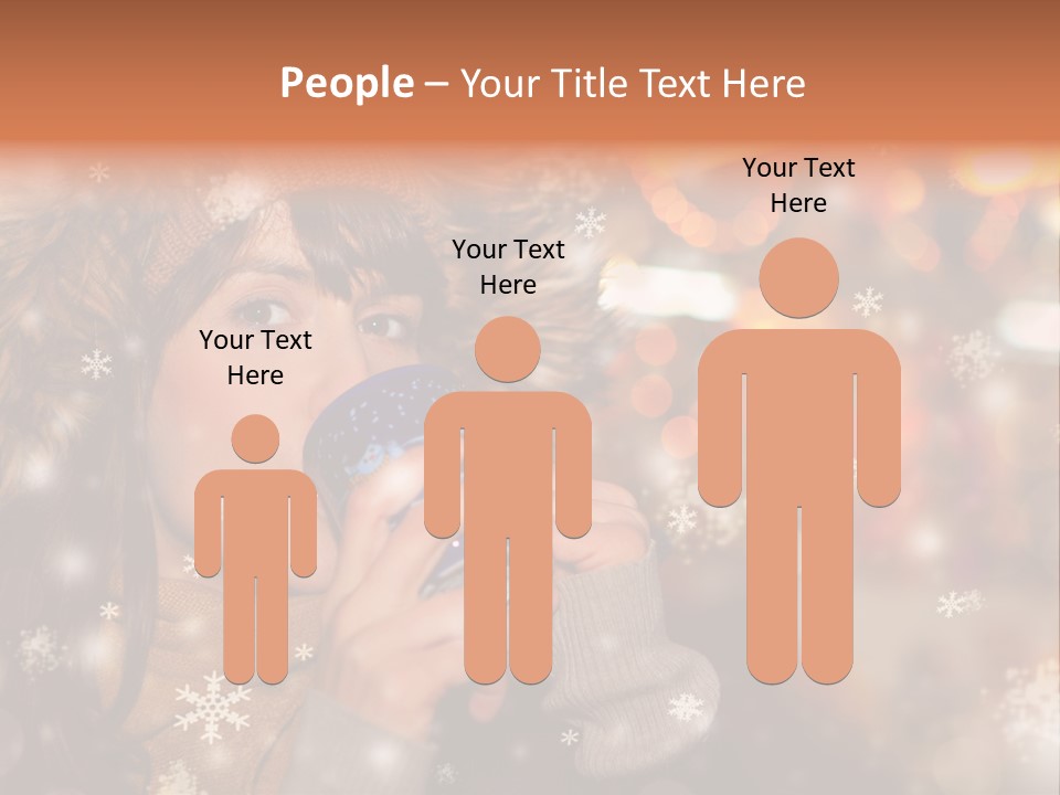 Drau Frau Advent PowerPoint Template