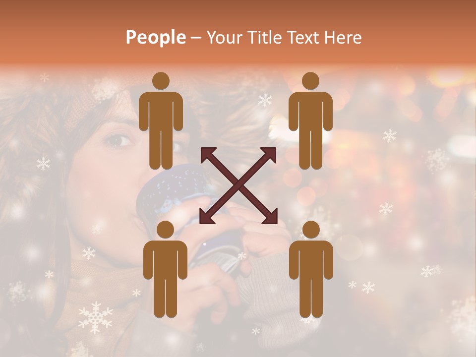 Drau Frau Advent PowerPoint Template