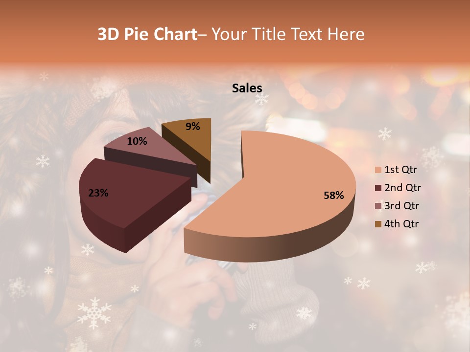 Drau Frau Advent PowerPoint Template