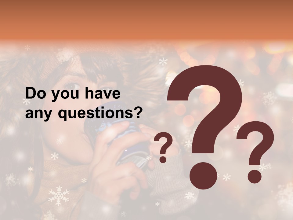 Drau Frau Advent PowerPoint Template