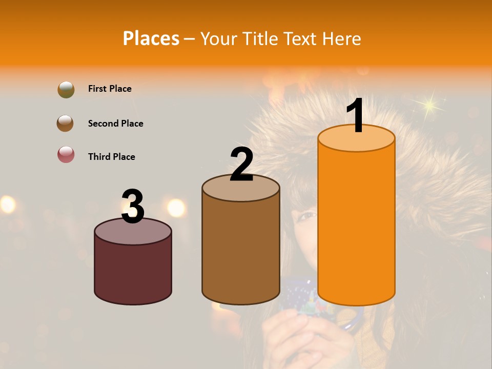 Kalt Weihnachten Stehen PowerPoint Template