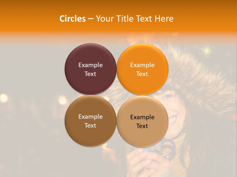 Kalt Weihnachten Stehen PowerPoint Template