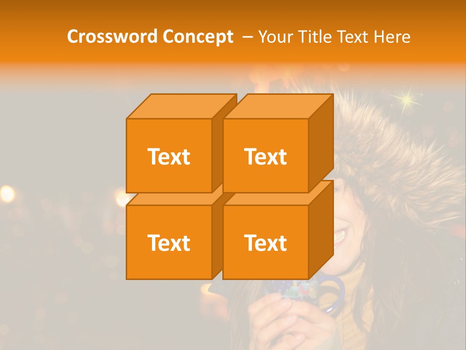 Kalt Weihnachten Stehen PowerPoint Template