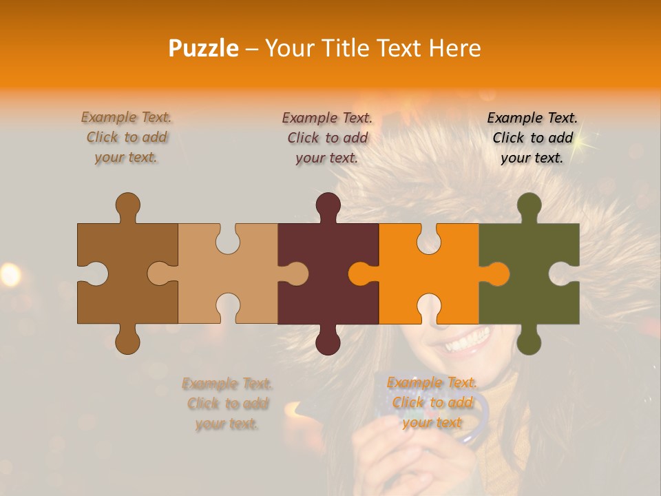 Kalt Weihnachten Stehen PowerPoint Template