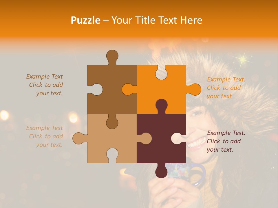 Kalt Weihnachten Stehen PowerPoint Template