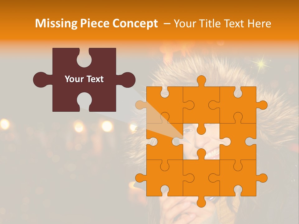 Kalt Weihnachten Stehen PowerPoint Template