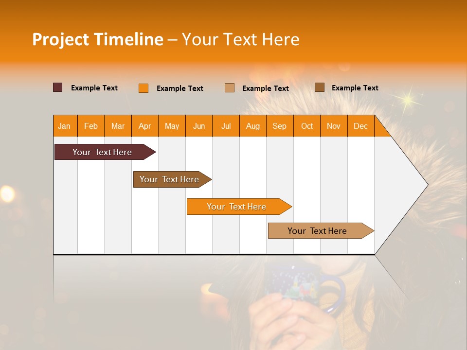 Kalt Weihnachten Stehen PowerPoint Template