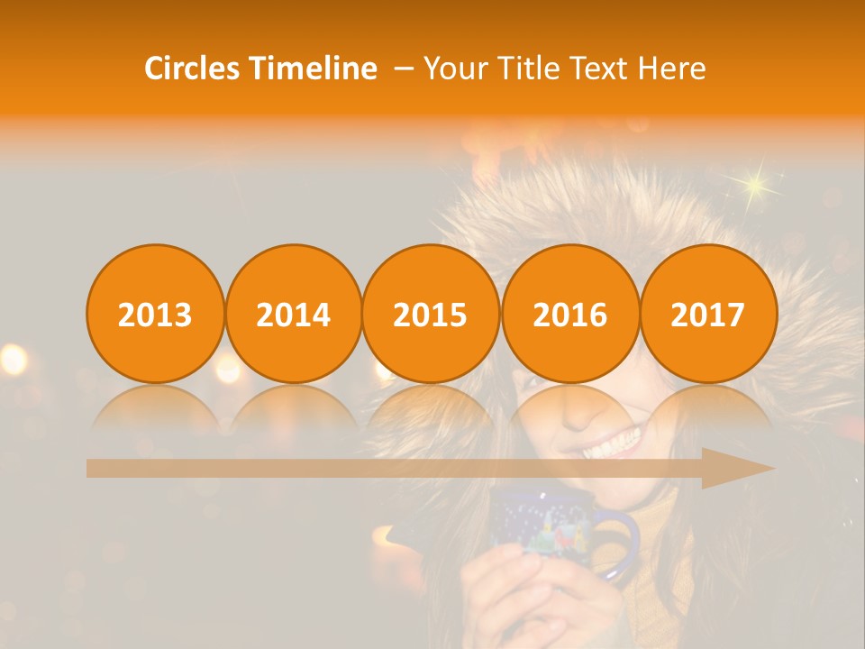 Kalt Weihnachten Stehen PowerPoint Template