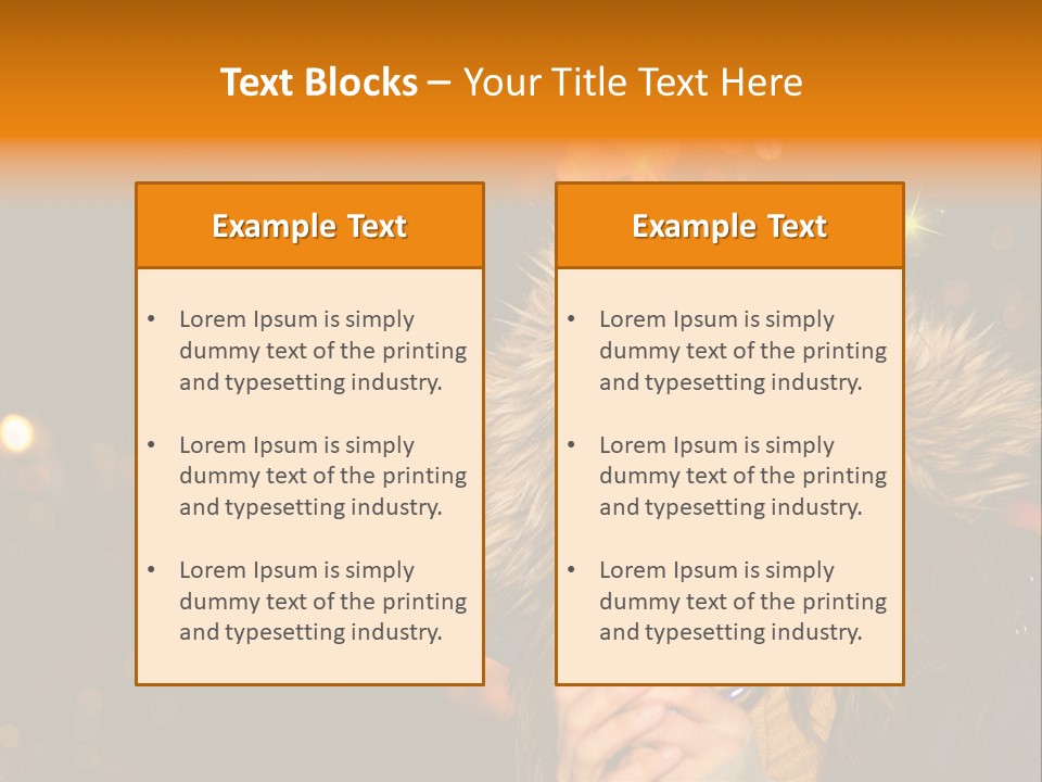 Kalt Weihnachten Stehen PowerPoint Template