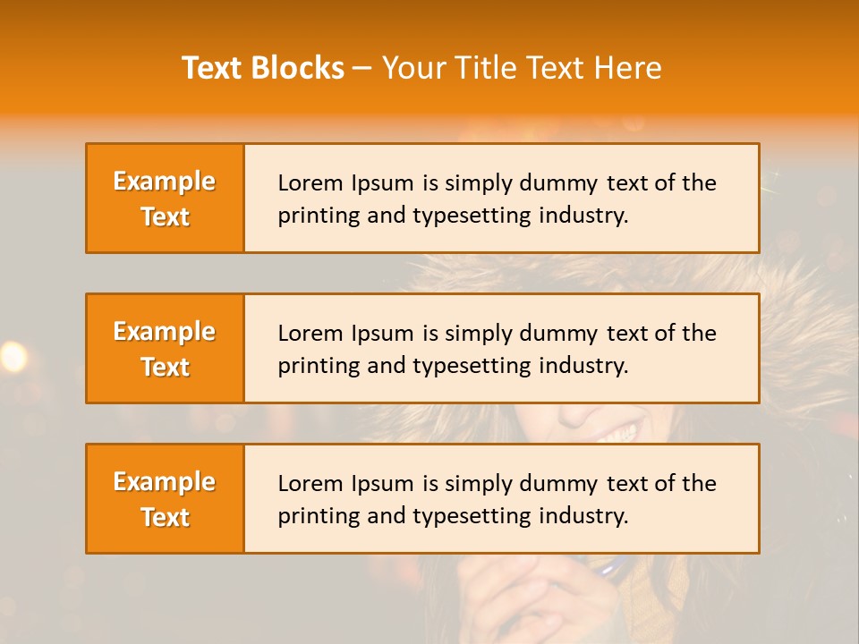 Kalt Weihnachten Stehen PowerPoint Template