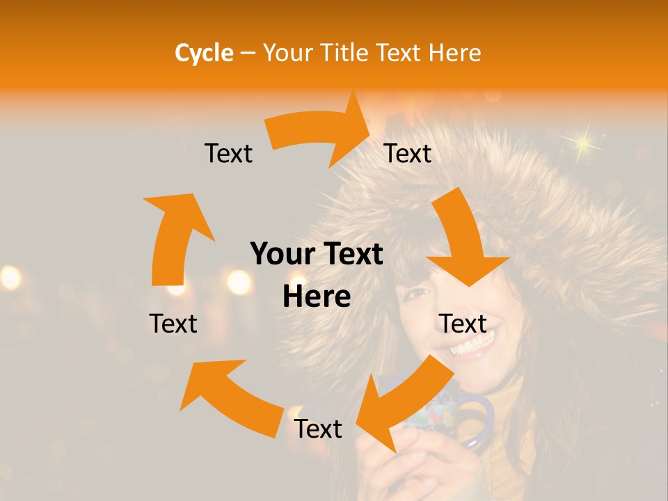 Kalt Weihnachten Stehen PowerPoint Template