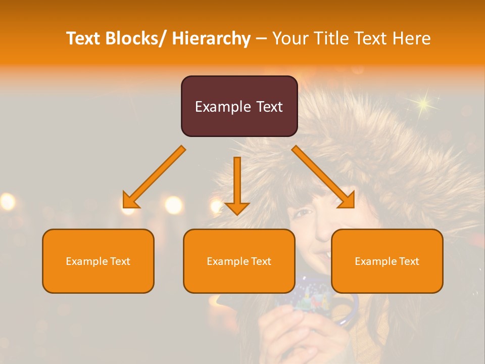 Kalt Weihnachten Stehen PowerPoint Template