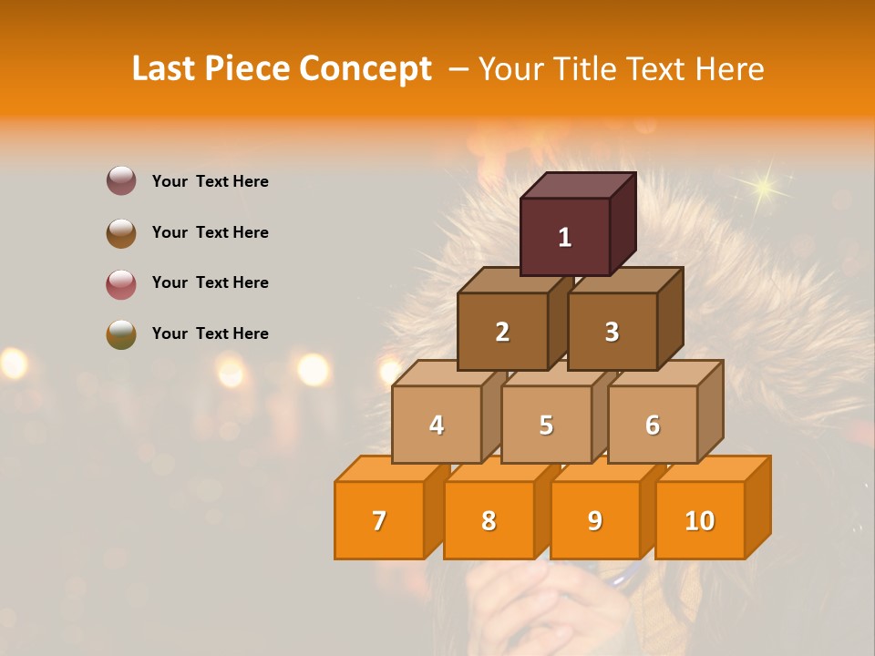 Kalt Weihnachten Stehen PowerPoint Template