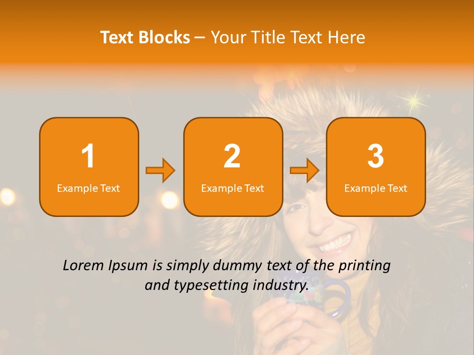 Kalt Weihnachten Stehen PowerPoint Template