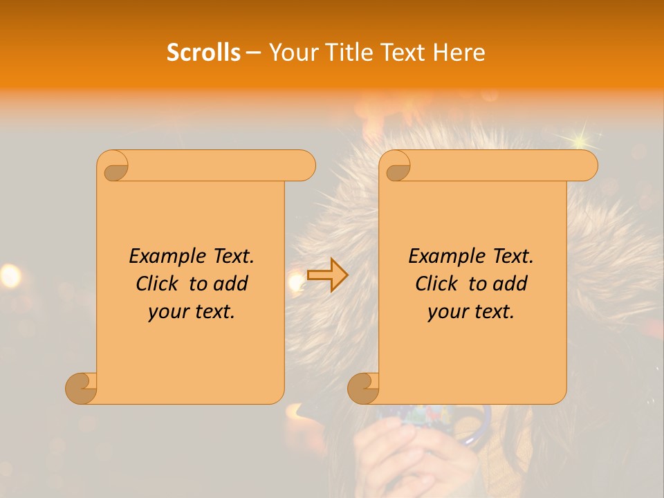 Kalt Weihnachten Stehen PowerPoint Template