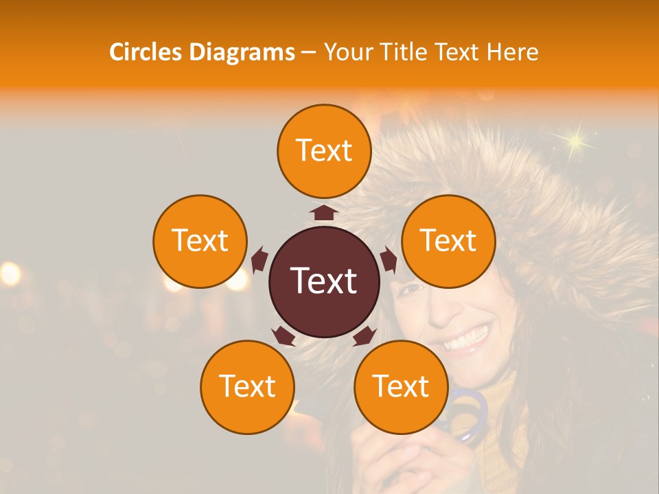 Kalt Weihnachten Stehen PowerPoint Template