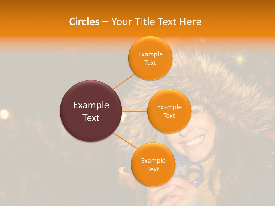 Kalt Weihnachten Stehen PowerPoint Template