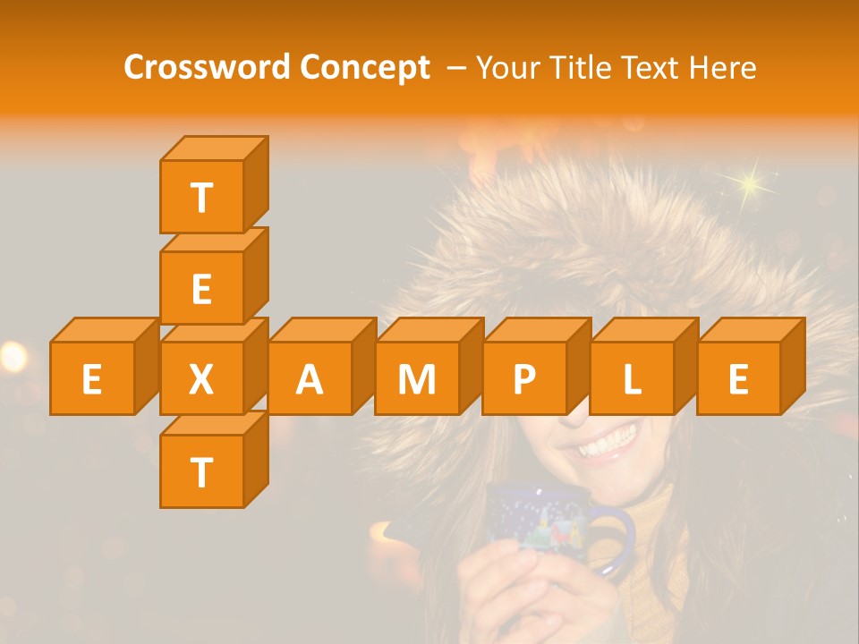 Kalt Weihnachten Stehen PowerPoint Template