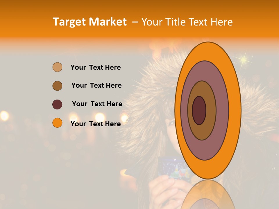 Kalt Weihnachten Stehen PowerPoint Template