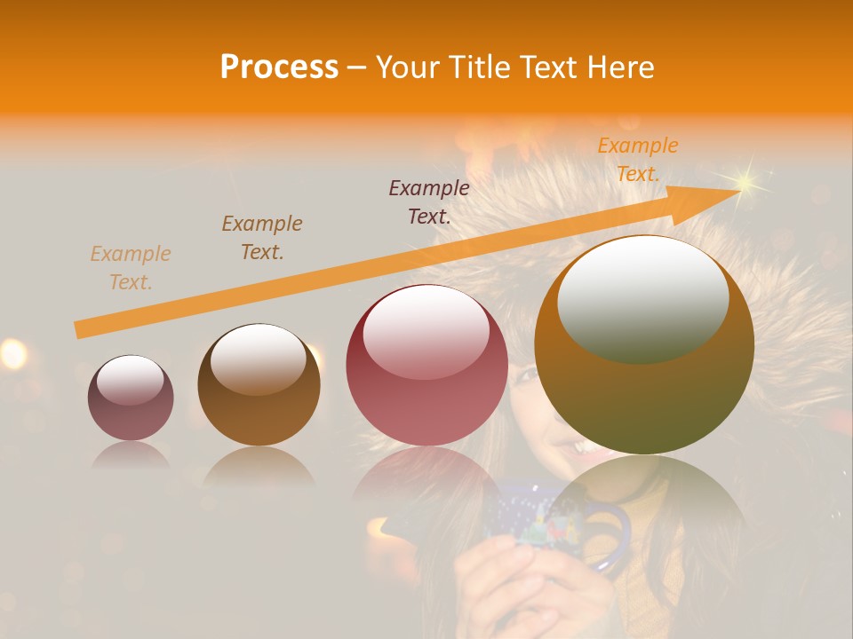 Kalt Weihnachten Stehen PowerPoint Template