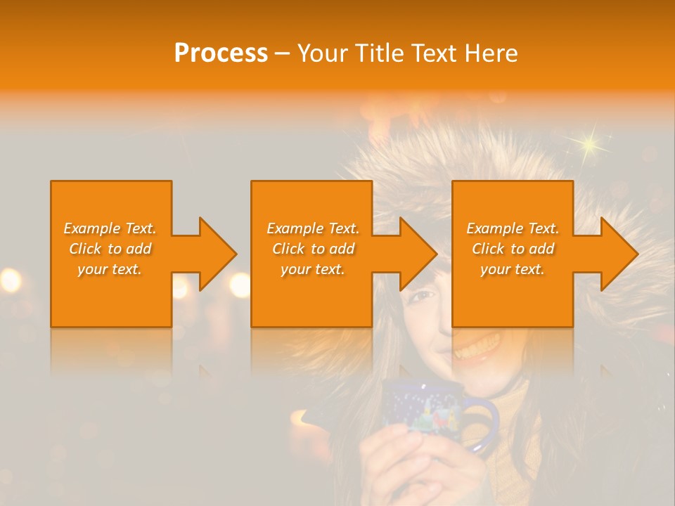 Kalt Weihnachten Stehen PowerPoint Template