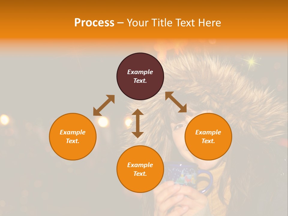 Kalt Weihnachten Stehen PowerPoint Template