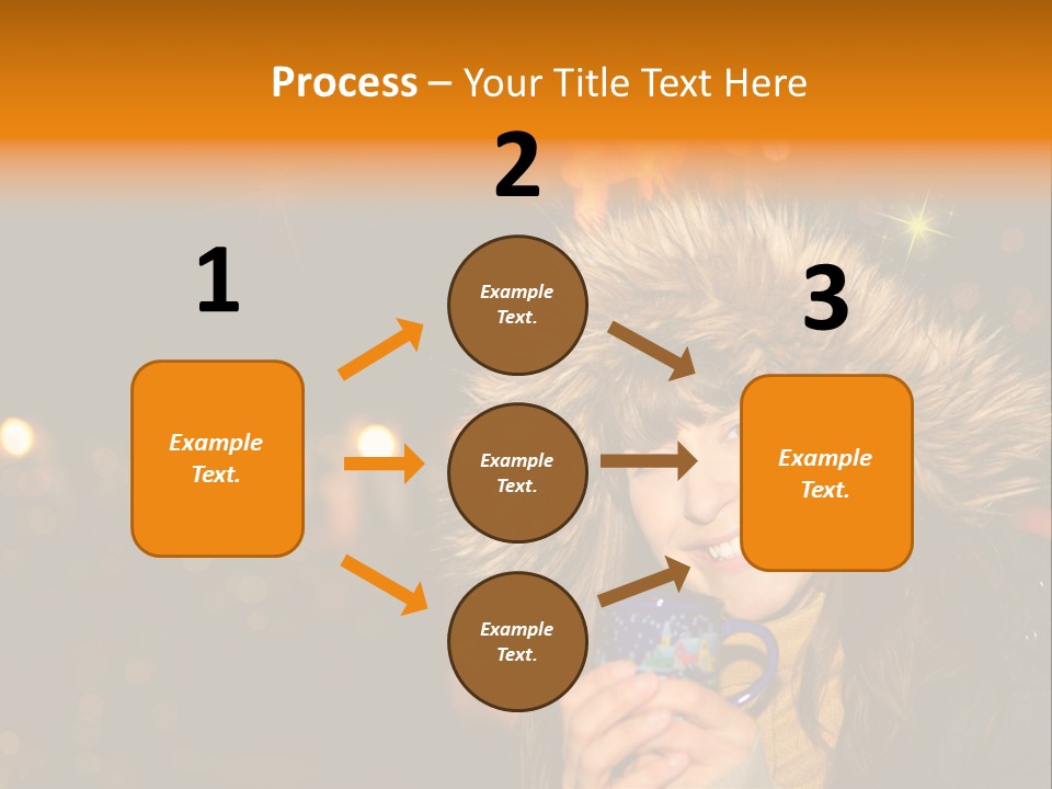 Kalt Weihnachten Stehen PowerPoint Template
