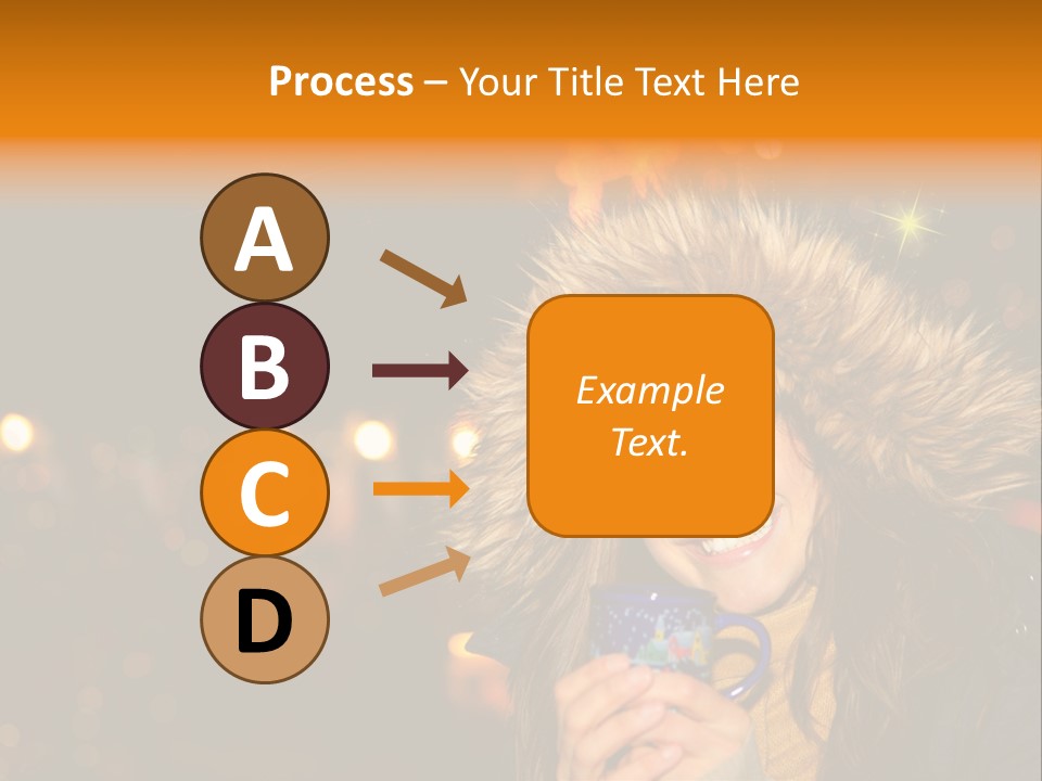 Kalt Weihnachten Stehen PowerPoint Template