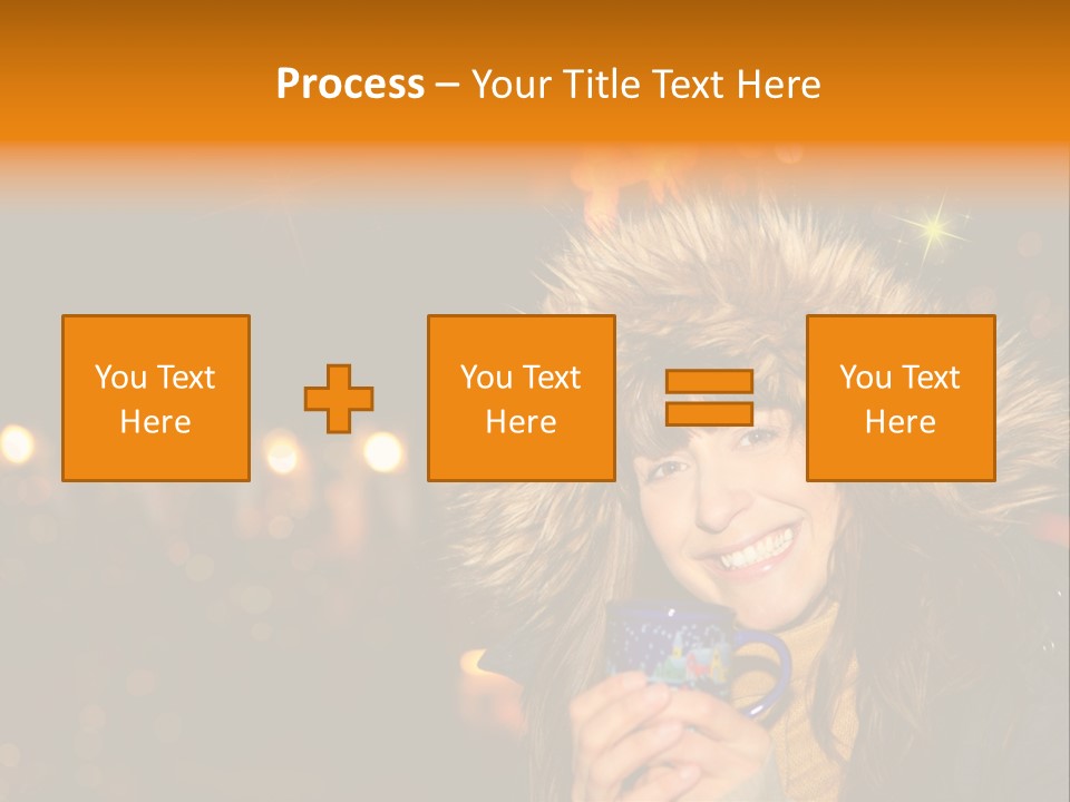 Kalt Weihnachten Stehen PowerPoint Template